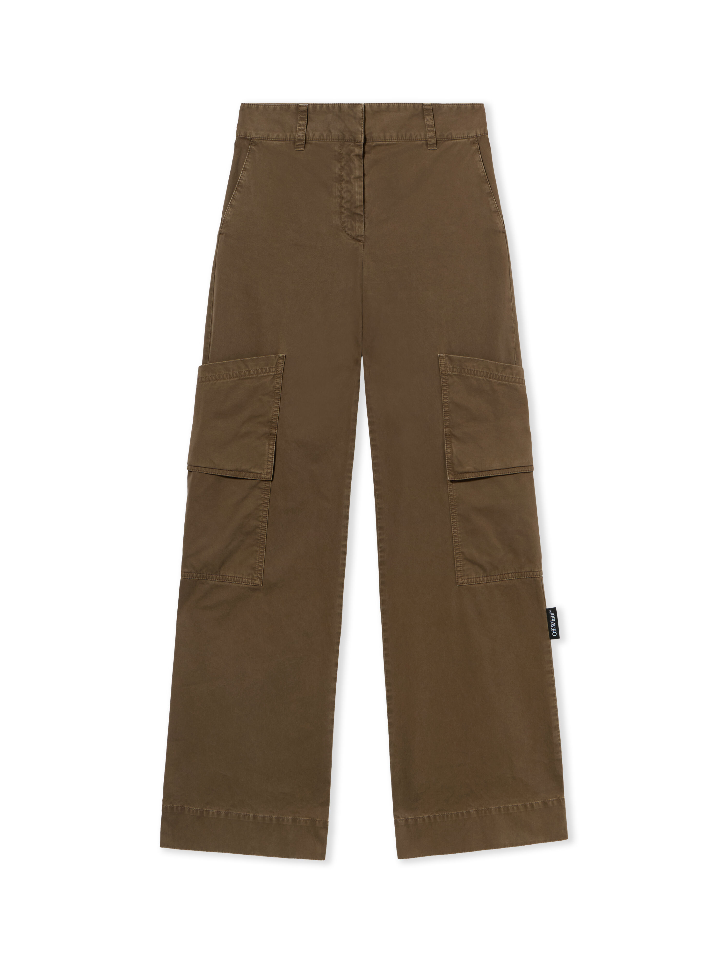 OFF WHITE Garment Dyed Cargo Trousers BEECH-NO COLOR OWCF026F25FAB001