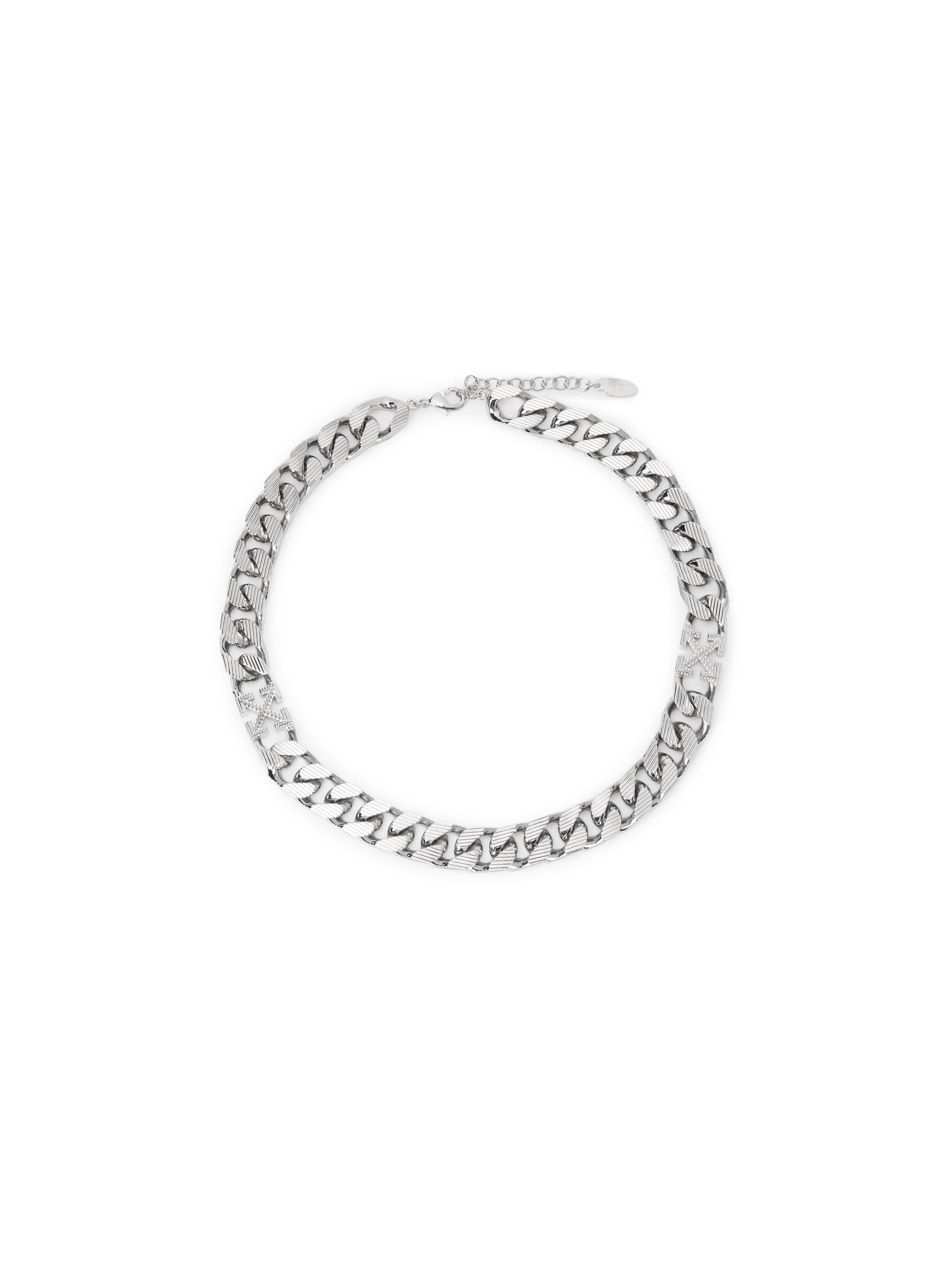 Arrow Chain Textured Necklace in SILVER - SILVER for Men | Off-White™