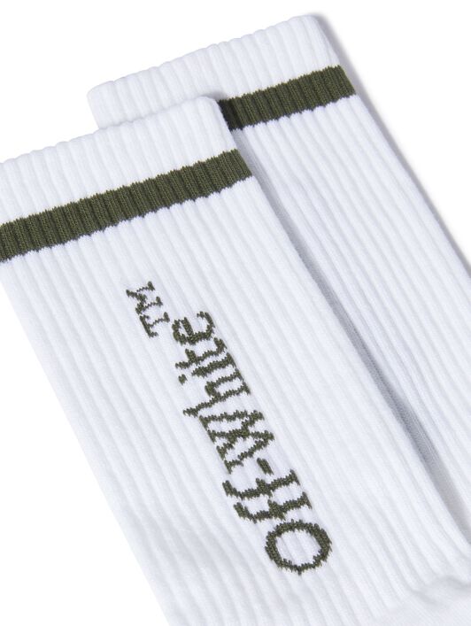 Line Mid Bookish Calf Socks OFF WHITE Line Mid Bookish Calf Socks WHITE OWRA03DF24KNI001