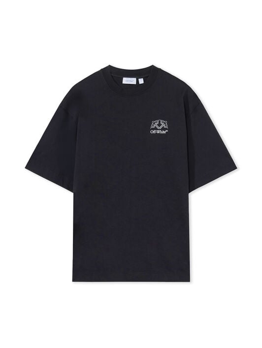 T-Shirt Skate Offline Half Arrow OFF WHITE T-Shirt Skate Offline Half Arrow BLACK 44MAA120F26J01E