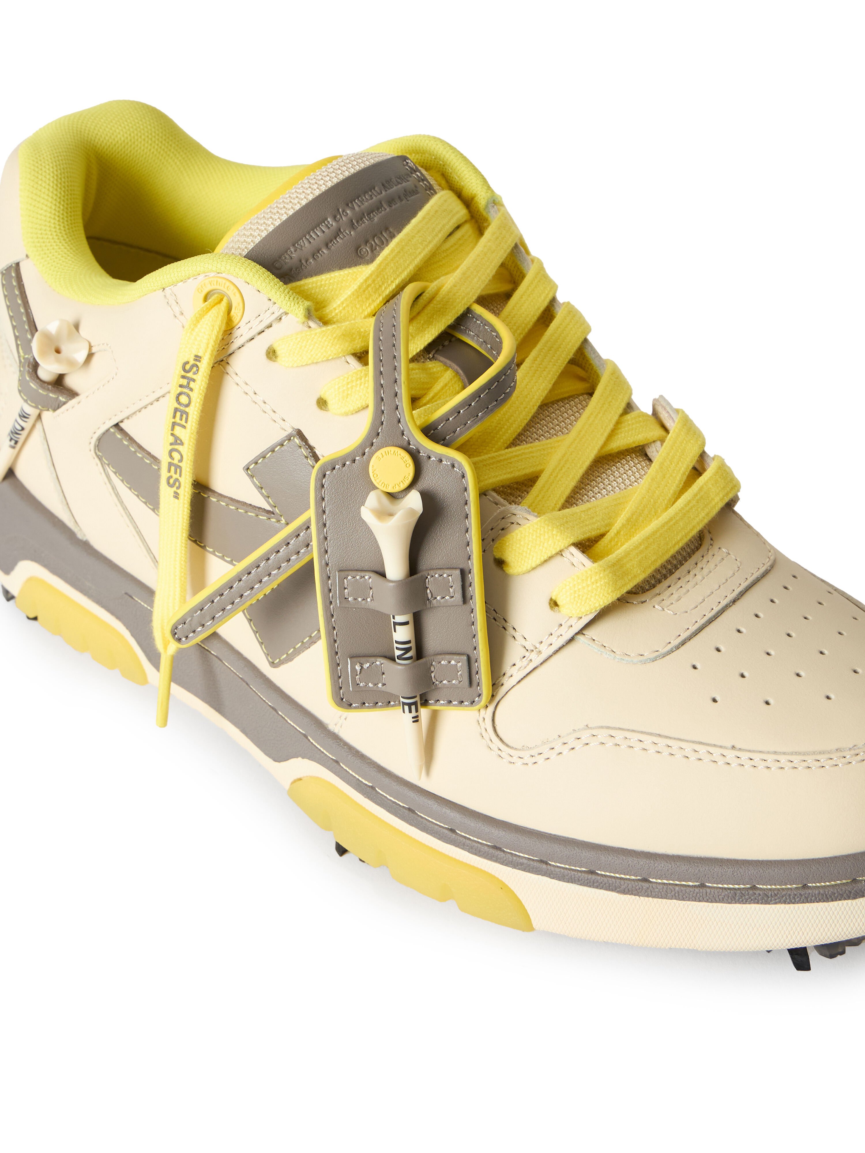 OFF WHITE Ow Golf Out Of Office Sneakers OFF WHITE - GREY - YELLOW OMIA29DT24LEA001