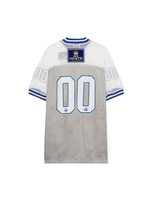 Dyed Vi Sat 00 Football Dress OFF WHITE Dyed Vi Sat 00 Football Dress FLINT GRAY-ELECTRIC BLUE OWDB55GF25FAB001