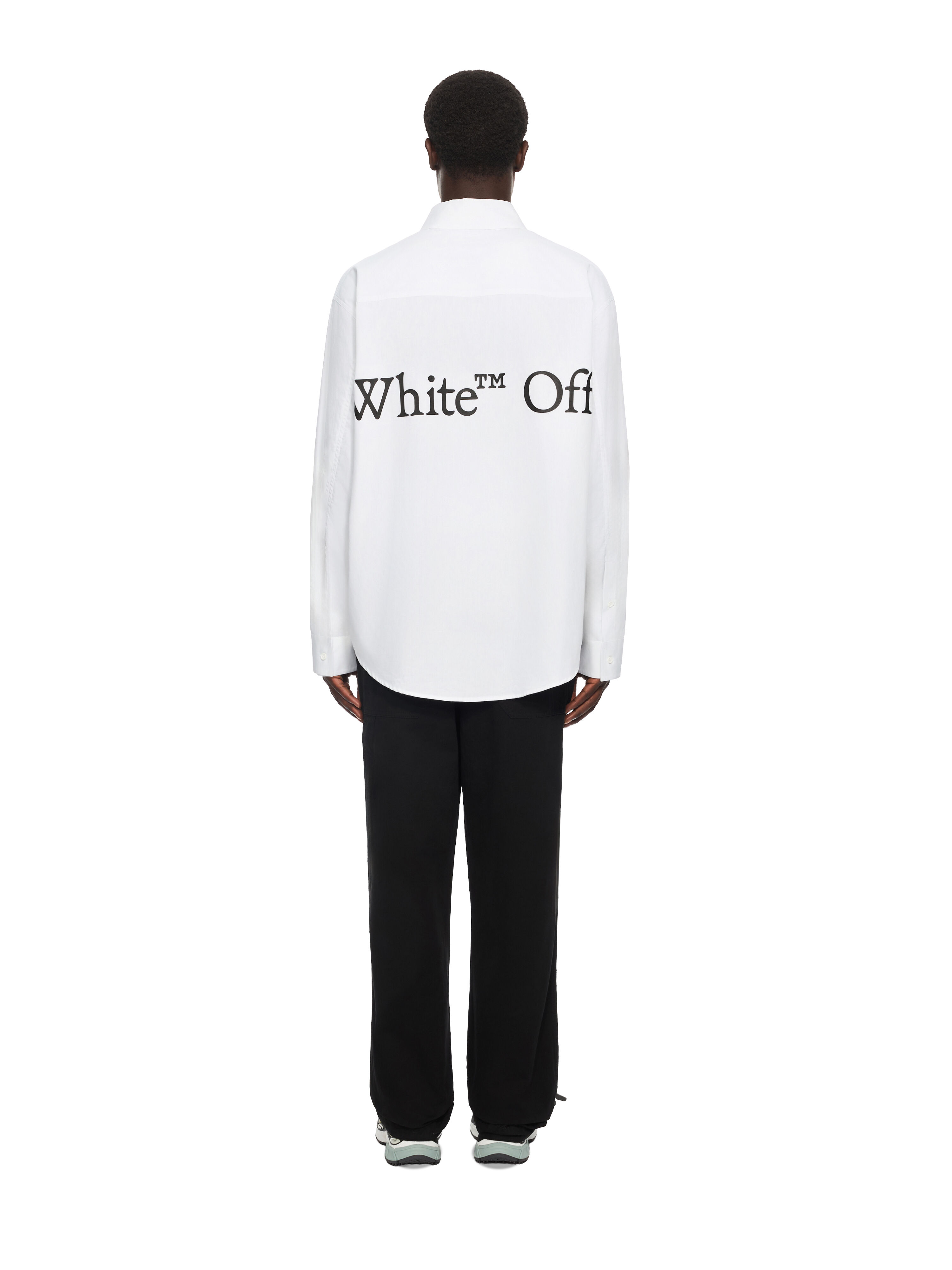 Bookish Scarf Poplin Overshirt OFF WHITE Bookish Scarf Poplin Overshirt WHITE 44MGE055F26F003