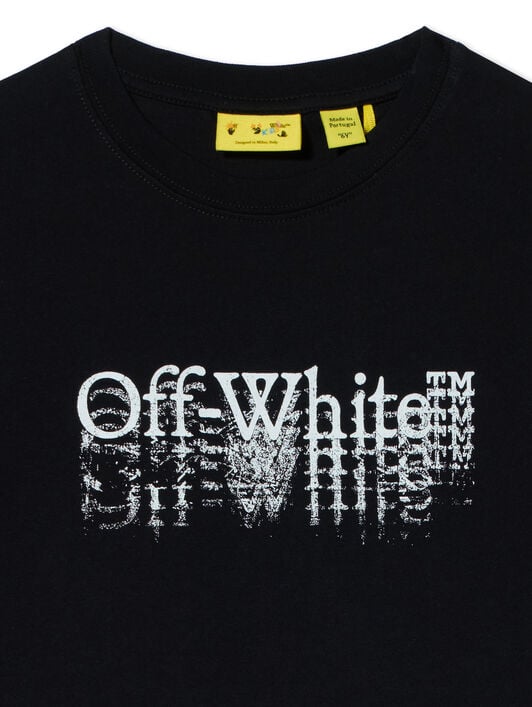 Big Bookish Stamp Short Sleeve T-Shirt OFF WHITE Big Bookish Stamp Short Sleeve T-Shirt BLACK 44BAA002F26J001