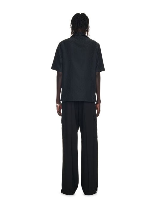 OFF WHITE Jacquard Holiday Shirt BLACK NO COLOR OMGG004C99FAB001