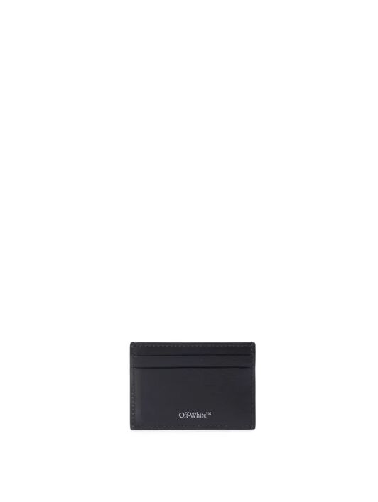 OFF WHITE Portacarte Jitney Nero Con Scritta NERO OWND027C99LEA002