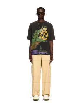 OFF WHITE Beige Stitch Cargo Pants NEUTRALS OMCP003S25FAB002