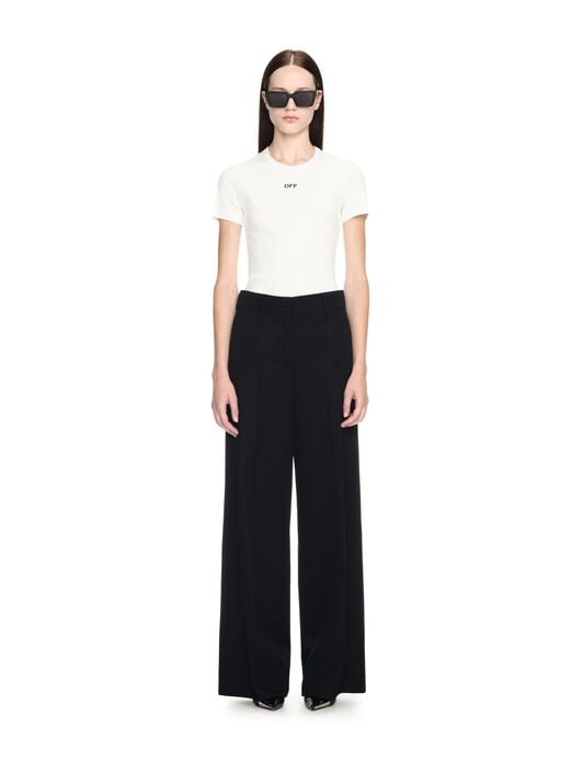 Wo Formal Over Pant OFF WHITE Wo Formal Over Pant BLACK OWCA174C99FAB001