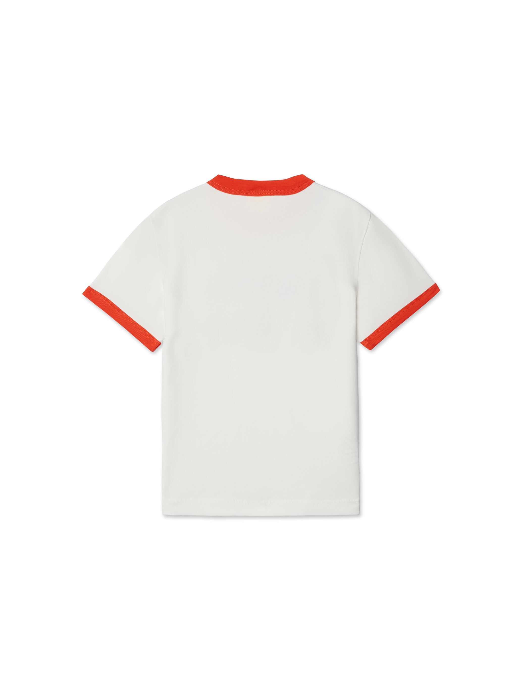 OFF WHITE T-Shirt Ringer Con Ricamo BIANCO OGAA01AS25JER001