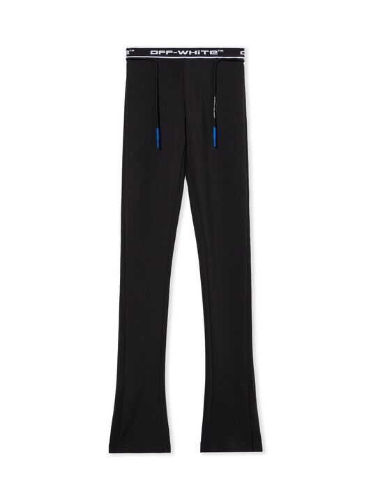 OFF WHITE Logoband Split Leggings BLACK - FUCHSIA OWVV01DF25JER001