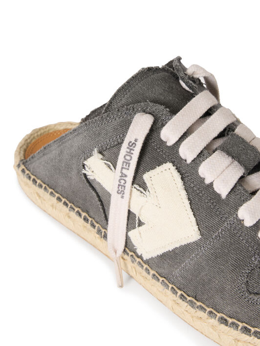 OFF WHITE Arrow Espadrillas BLACK/WHITE OMIB00AS26FAB001