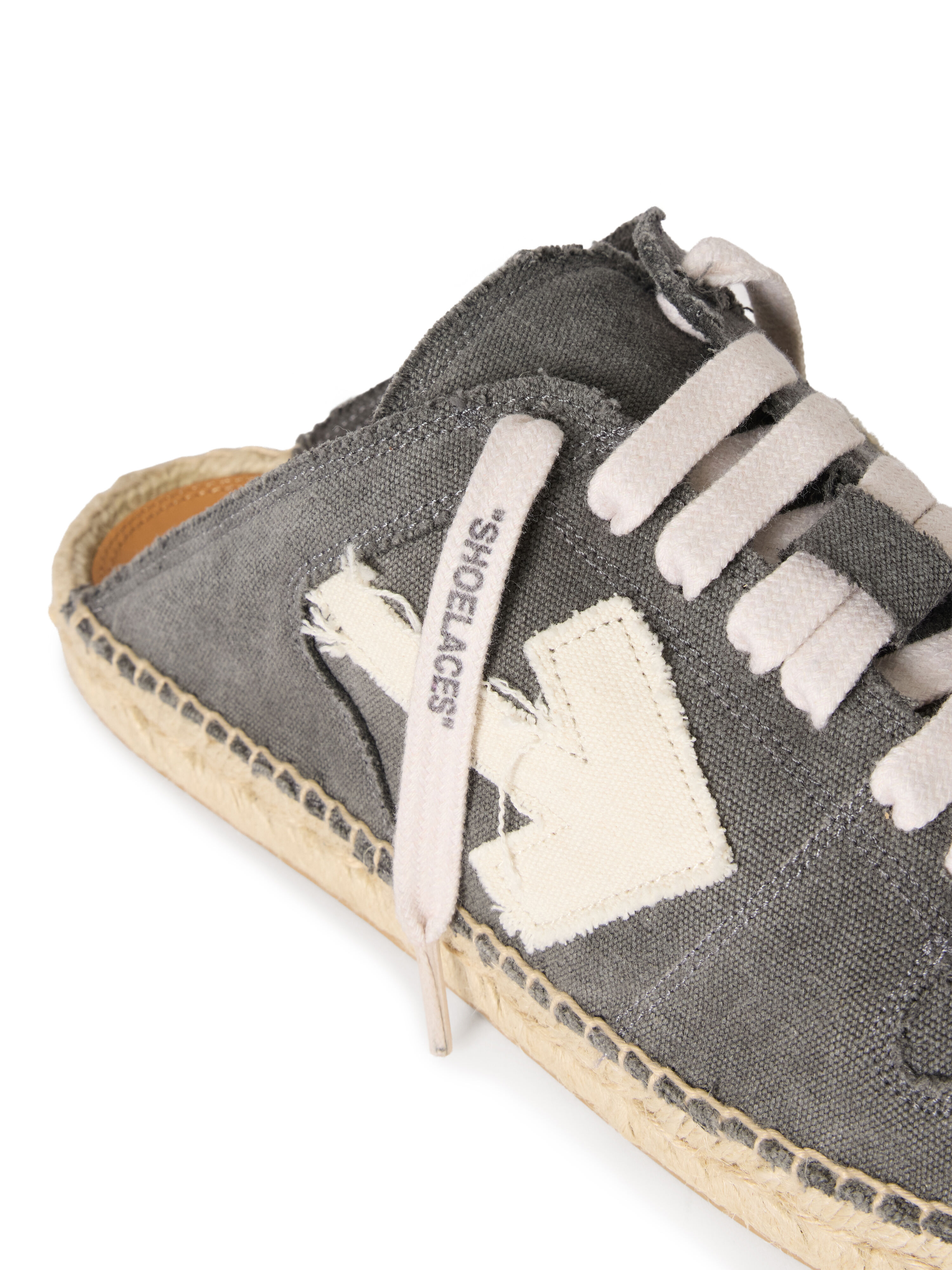OFF WHITE Arrow Espadrillas BLACK/WHITE OMIB00AS26FAB001