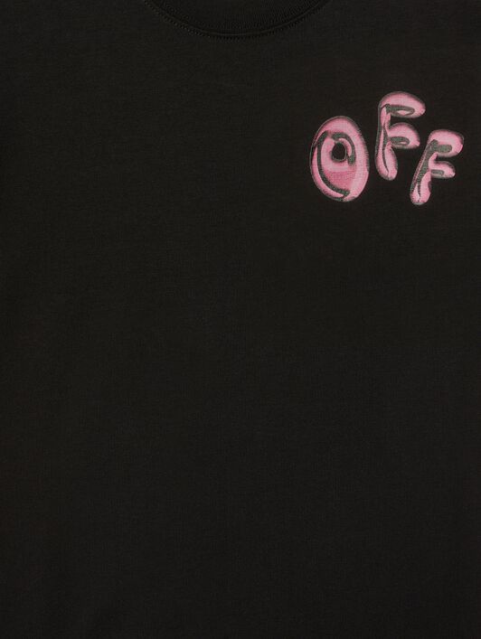 OFF WHITE Balloon Arrow T-Shirt BLACK OGAA001S25JER00B