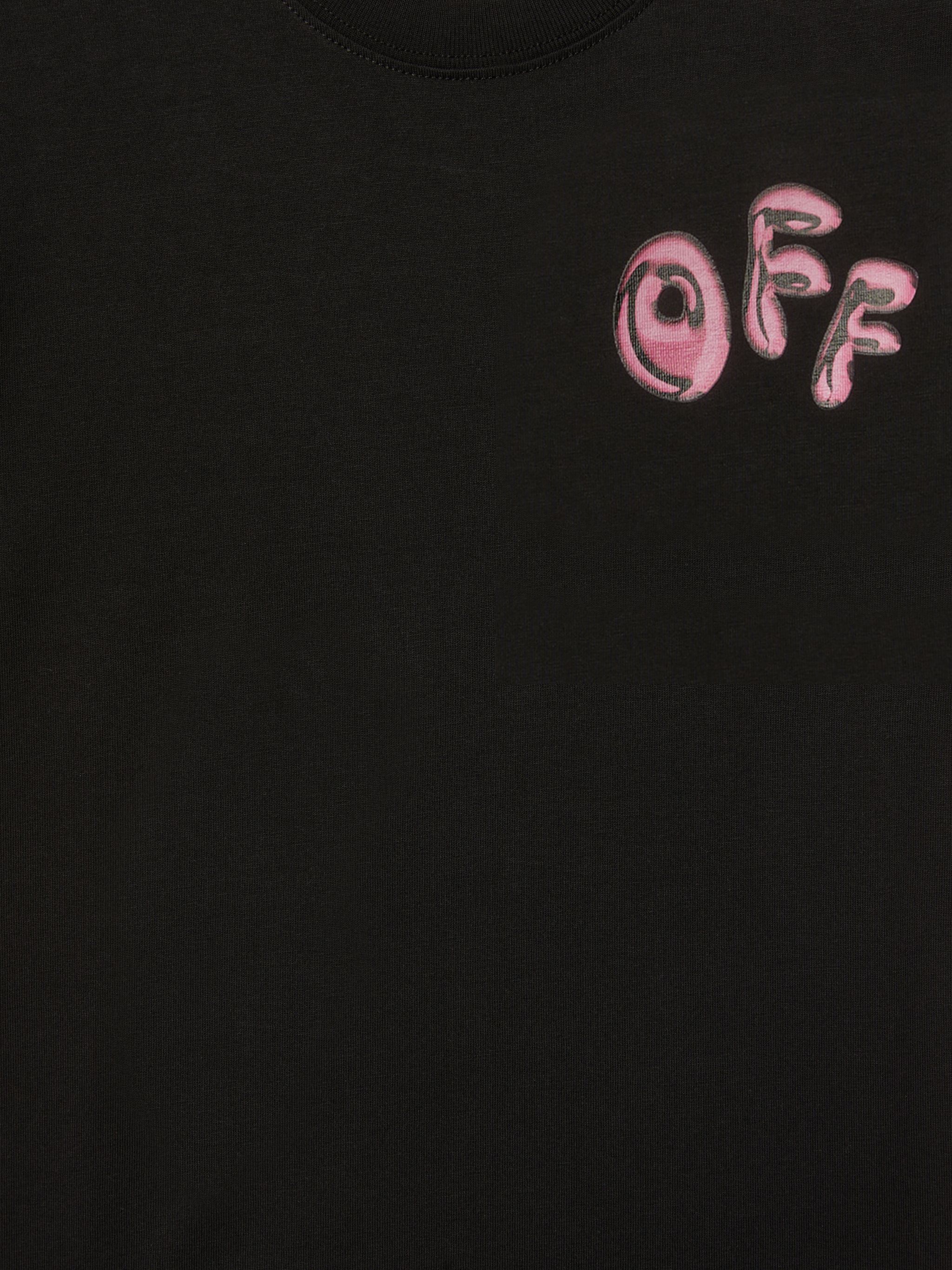 OFF WHITE Balloon Arrow T-Shirt BLACK OGAA001S25JER00B