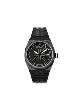 OFF WHITE "No Grid" Watch Black OW1G007M