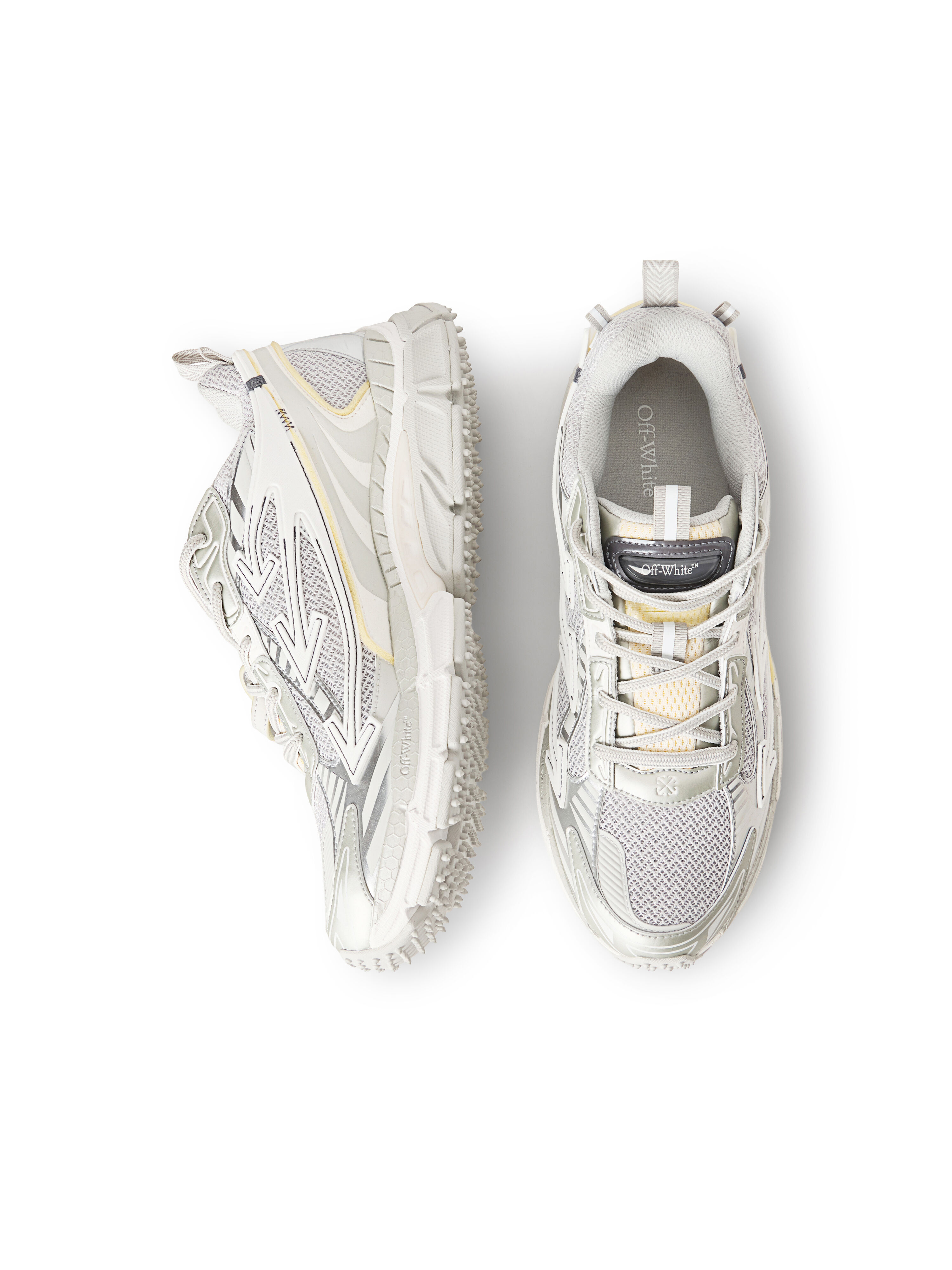 OFF WHITE Be Right Back Sneakers GREY - SILVER OMIA295C99FAB001