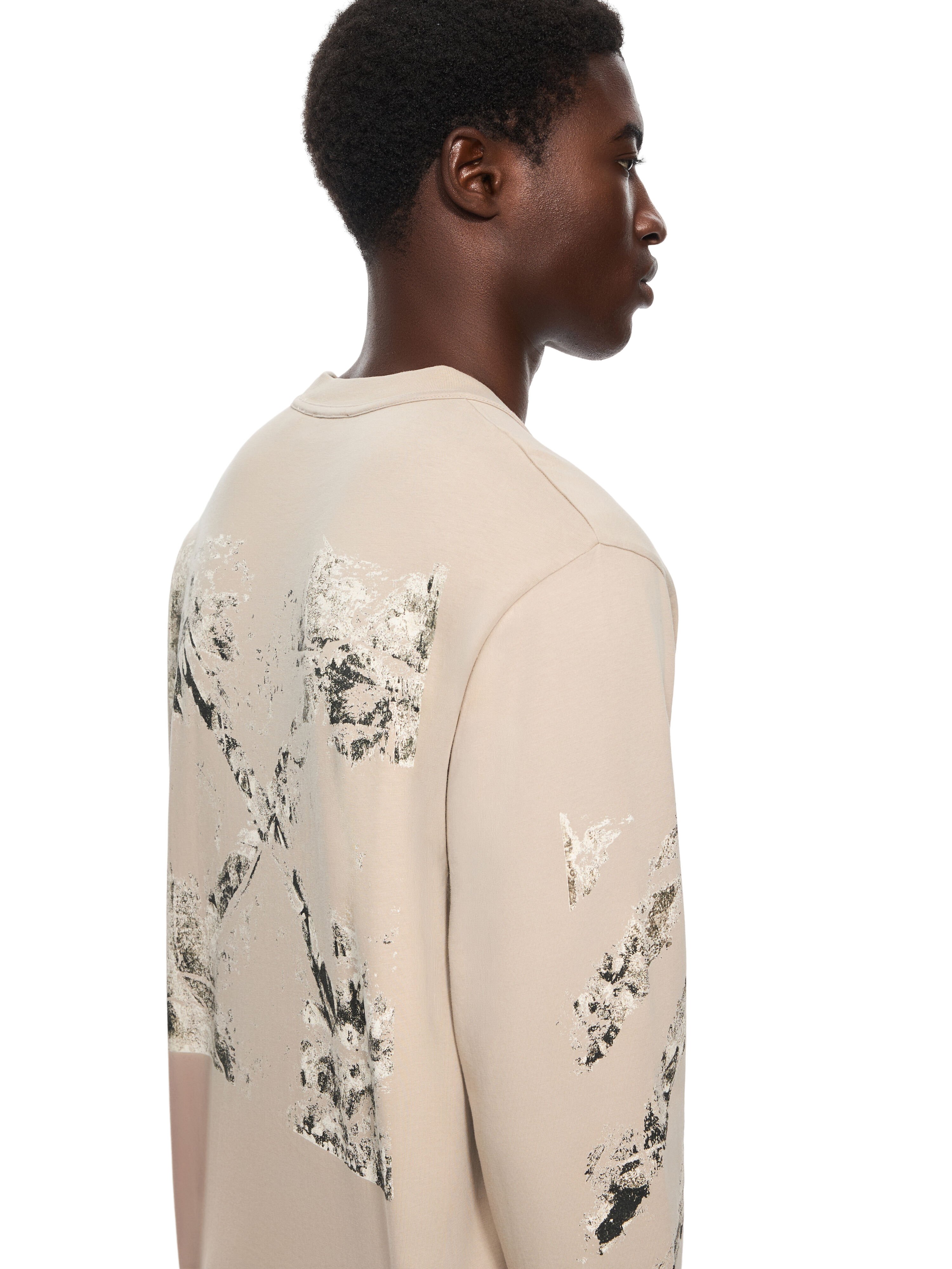 Spices Arrow Regular Long Sleeve T-Shirt OFF WHITE Spices Arrow Regular Long Sleeve T-Shirt STRING 44MAB09IF26J007