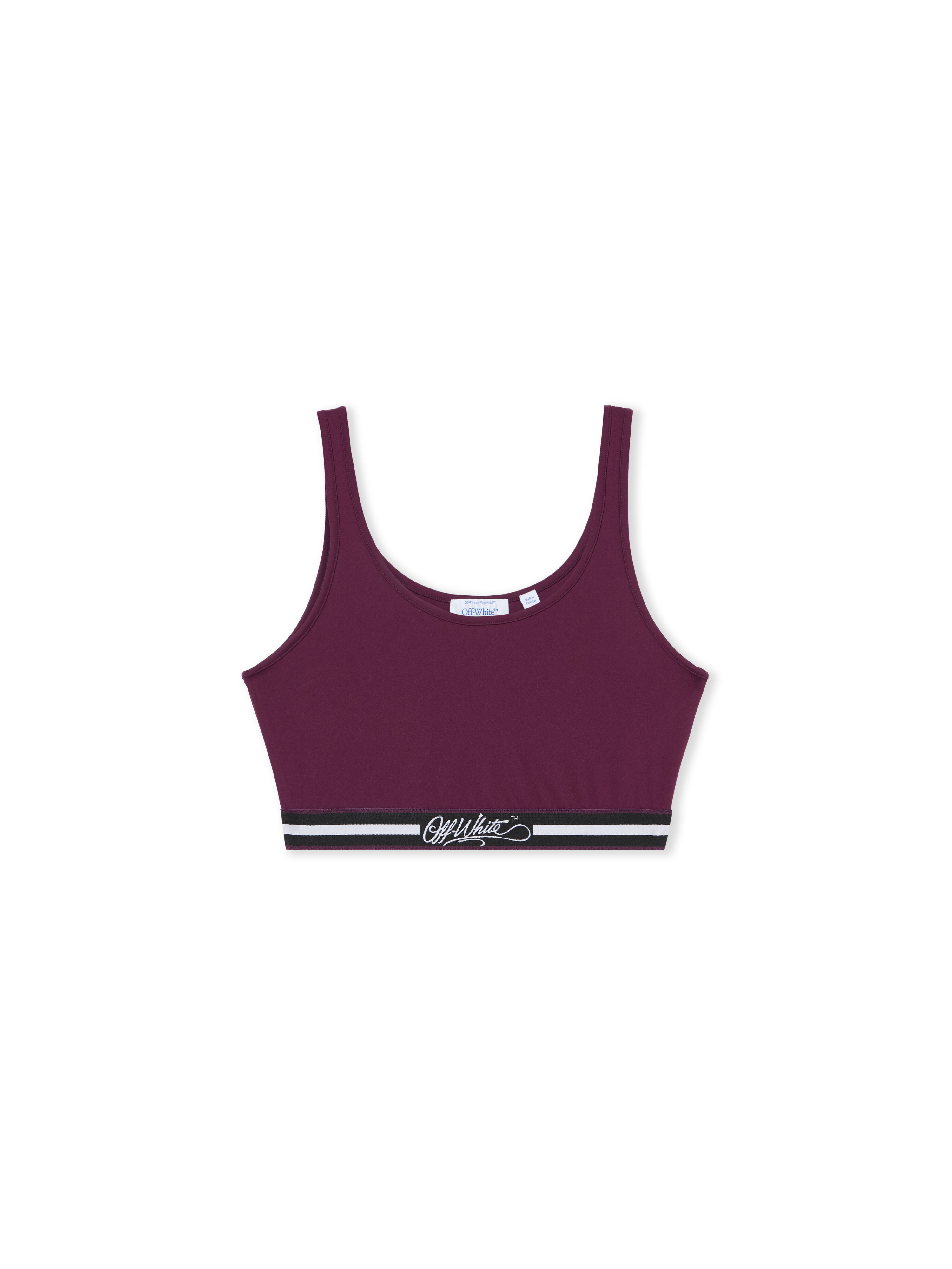 College Band Crop Top OFF WHITE College Band Crop Top Port Royal Dark Sapphire 2FA00391T