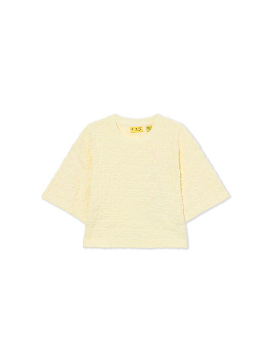 OFF WHITE Off Ao Terry Box Tee S/S PEAR SORBET 44GAA019S26J003