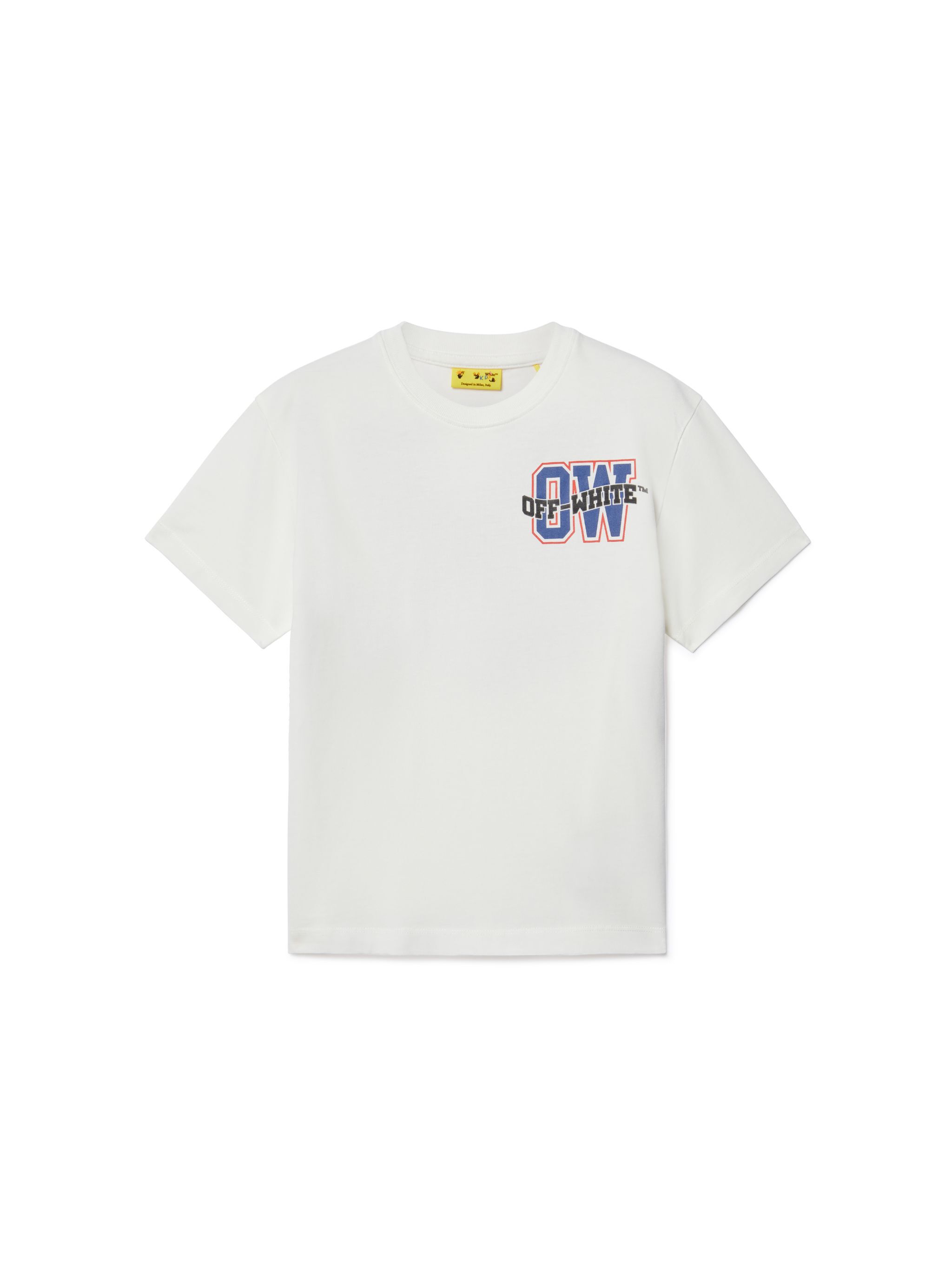 OFF WHITE Varsity Arrow T-Shirt WHITE OBAA002S25JER00B