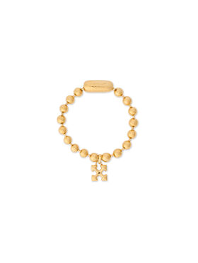 OFF WHITE Arrow Ball Chain Bracelet GOLD - NO COLOR OWOA12TC99MET001