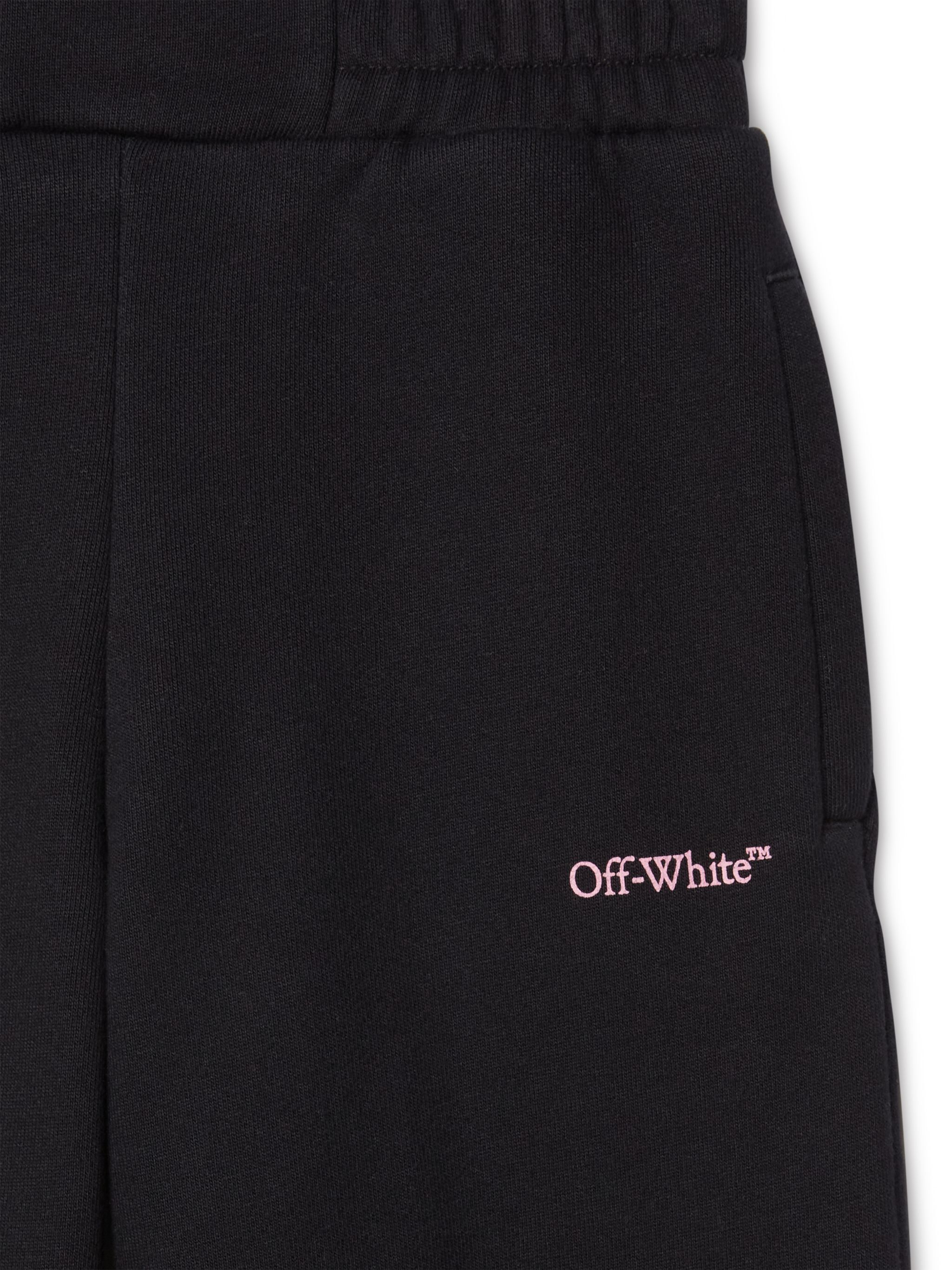 OFF WHITE schwarze hose mit weitem bein SCHWARZ OGCH00AF24FLE001