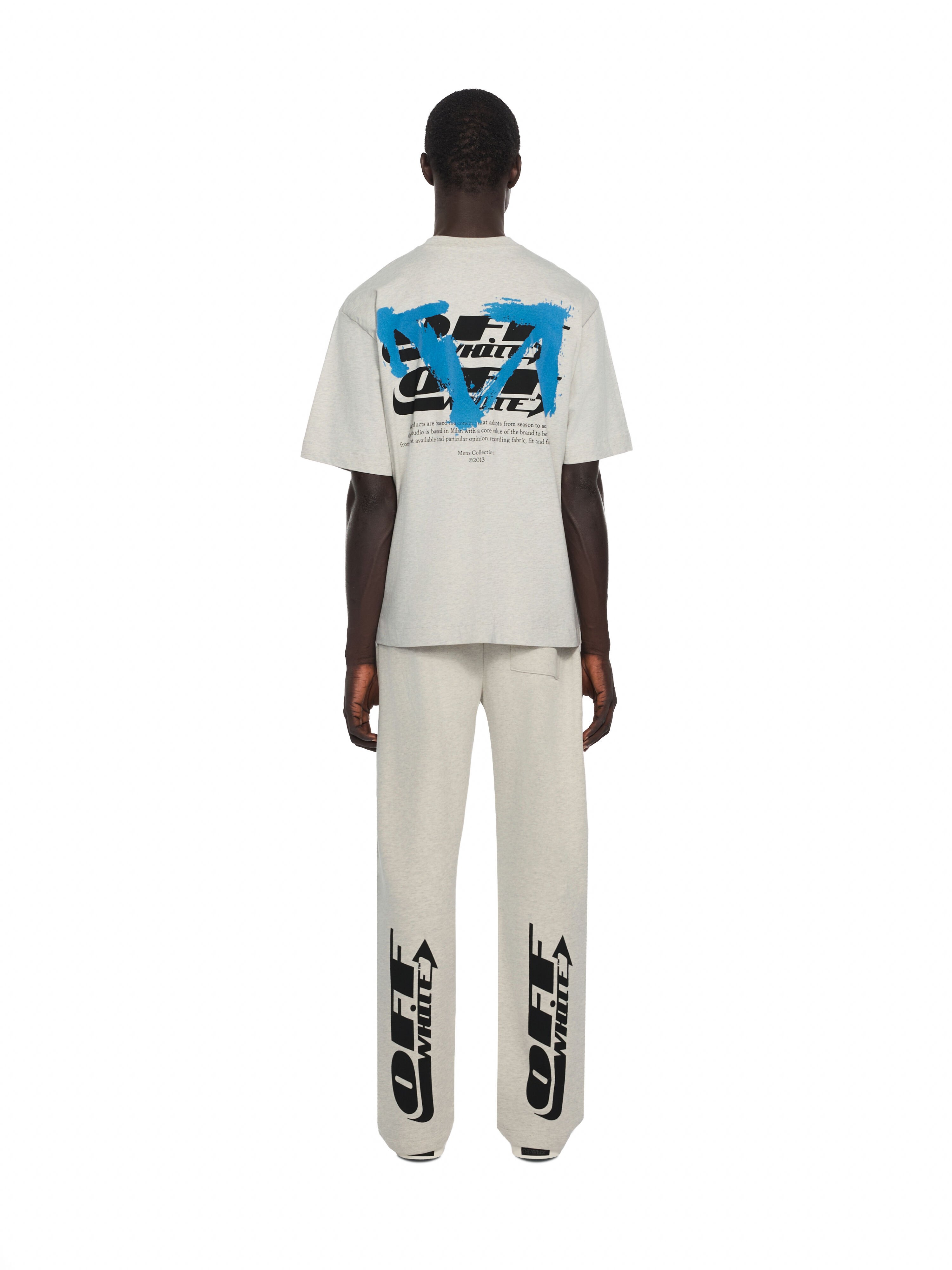 Half Arrow Sweatpants OFF WHITE Half Arrow Sweatpants GREY MELANGE 44MCH05AF26F003