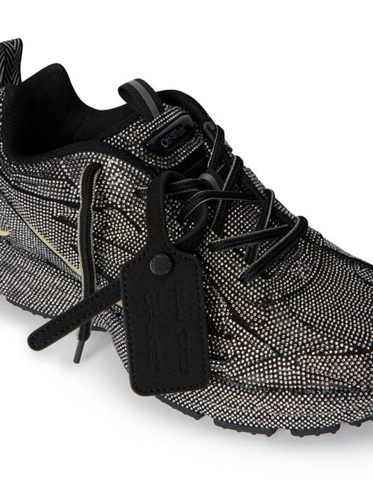 Be Right Back Crystal Sneakers OFF WHITE Be Right Back Crystal Sneakers GLITTERED - BLACK OWIA289C99FAB002