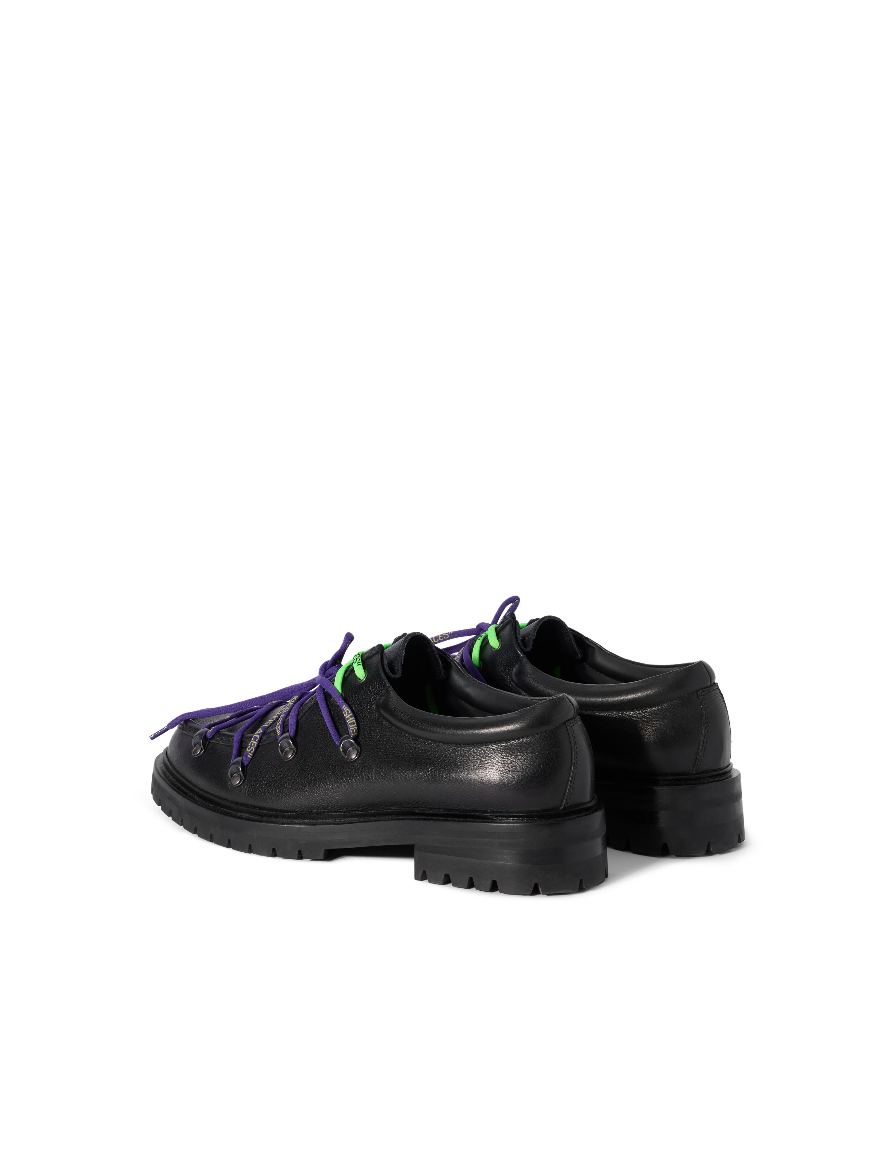 Heritage Leather Loafers OFF WHITE Heritage Leather Loafers BLACK - MULTICOLOR OMIR001F25LEA001