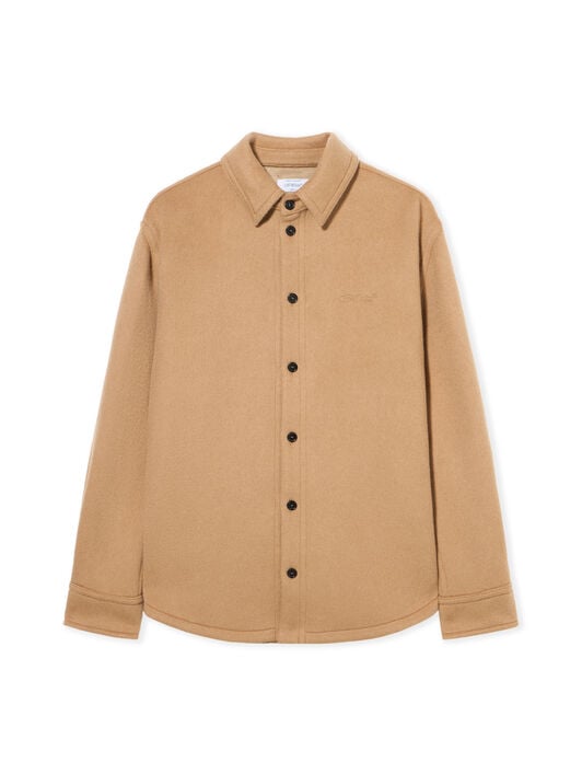Quote Military Overshirt OFF WHITE Quote Military Overshirt DOE - DOE OMES01CF25FAB001