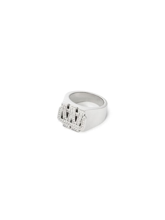 Bling Strass OW Ring OFF WHITE Bling Strass OW Ring SILVER OMOC07RS26MET001