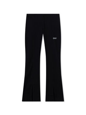 OFF WHITE Off Stamp Plain Rib Pant BLACK 44GCD008F26J002