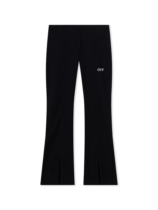 Off Stamp Plain Rib Pant OFF WHITE Off Stamp Plain Rib Pant BLACK 44GCD008F26J002