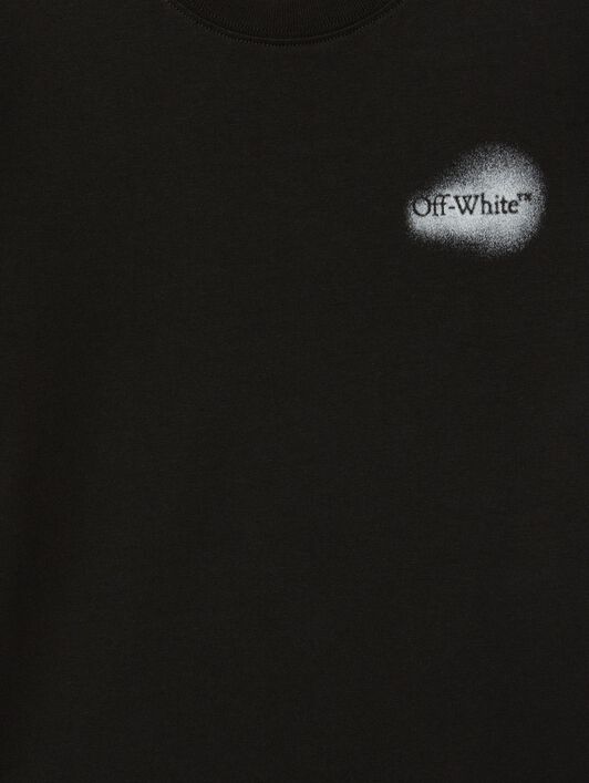OFF WHITE Spray Arrow T-Shirt BLACK OBAA002S25JER009