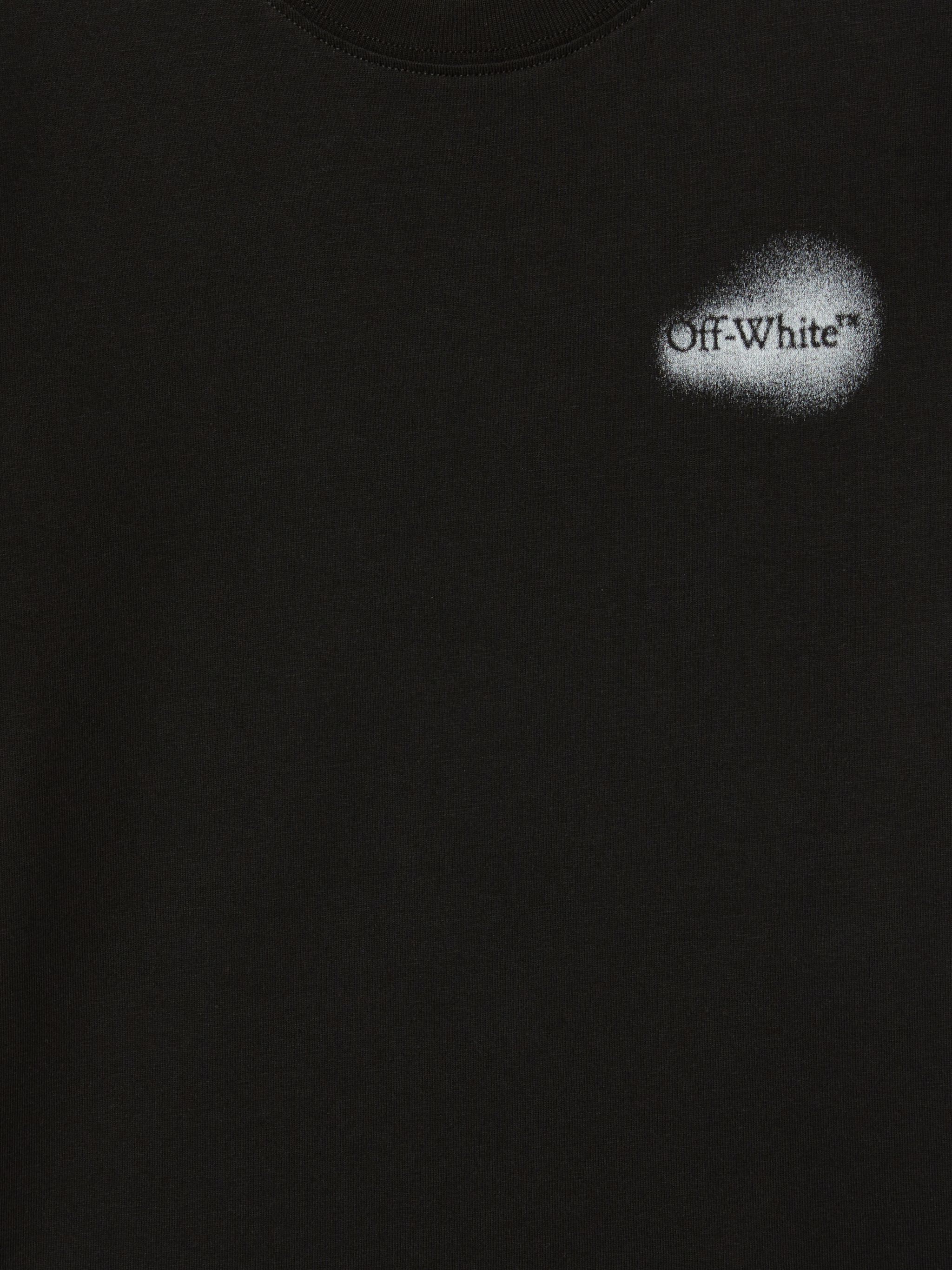 OFF WHITE Spray Arrow T-Shirt BLACK OBAA002S25JER009