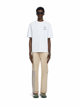 OFF WHITE Offline Half Arrow Skate Short Sleeve T-Shirt WHITE 44MAA120F26J01E