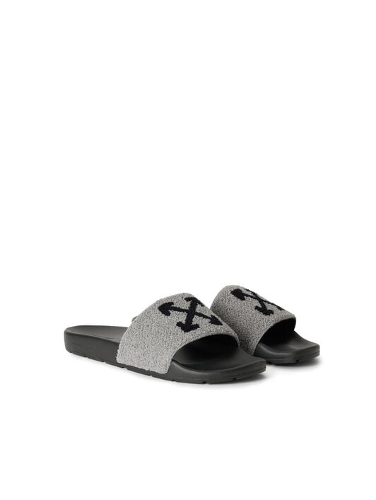 Arrow Terry Slider OFF WHITE Arrow Terry Slider SMOKE/ BLACK OMIU003F25FAB001