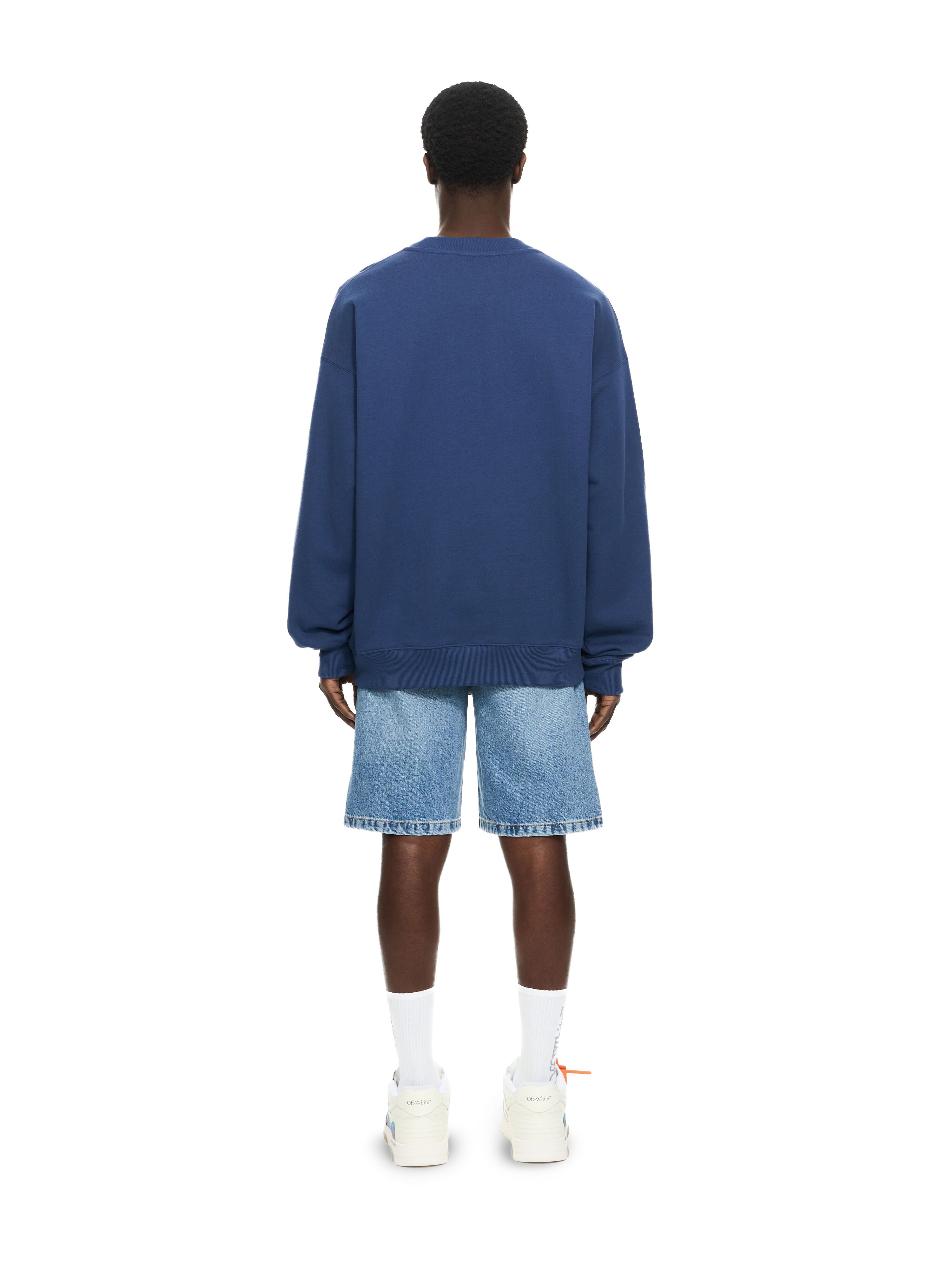 Bookish Skate Sweatshirt OFF WHITE Bookish Skate Sweatshirt DARK BLUE-WHITE 44MBA054G5F00E