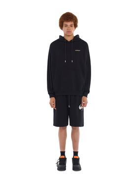 OFF WHITE Bolt Arrow Hoodie BLACK 44OWOS26K074
