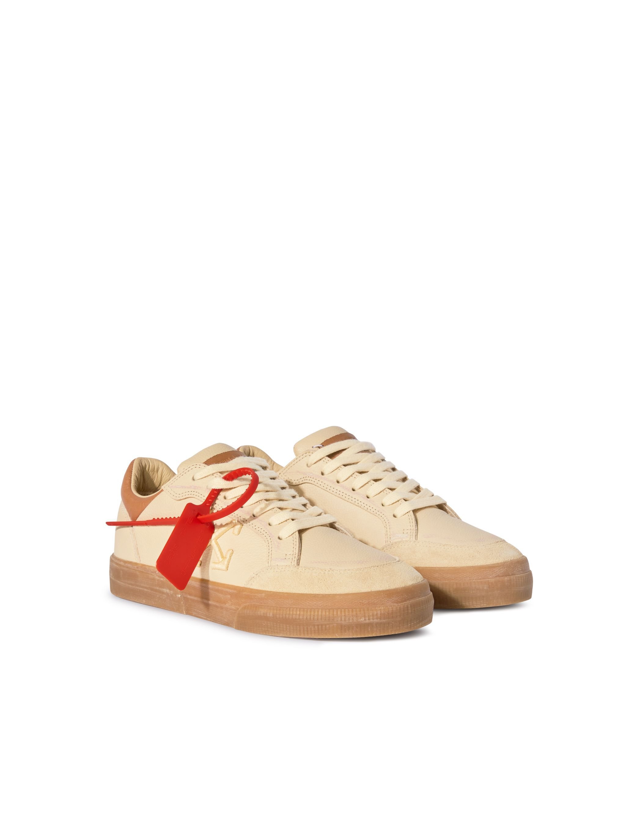 OFF WHITE Sneakers Vulcanized Vintage Caramello NEUTRI OWIA288S25LEA002