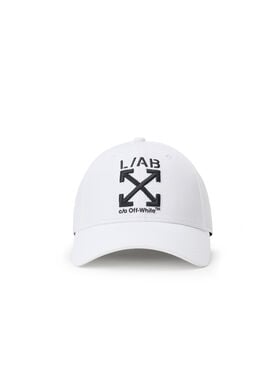 LAB L/AB Arrows Embroidered Baseball Cap WHITE LAB7200168