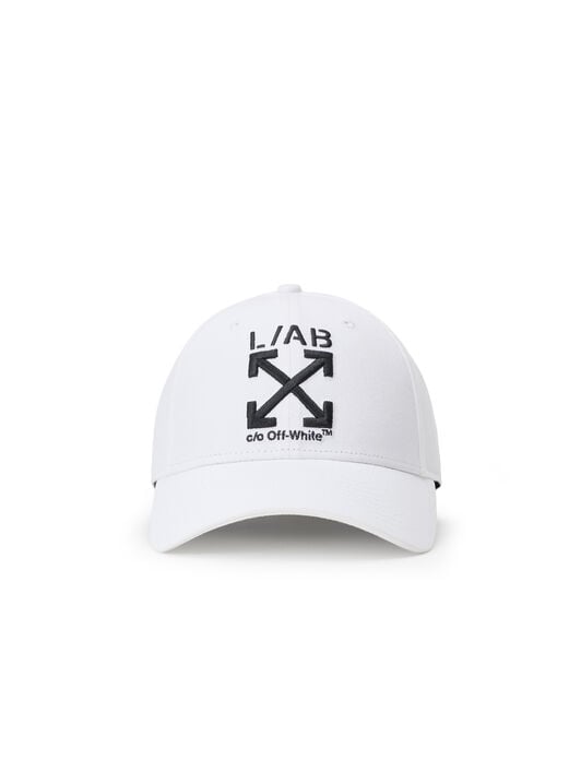 LAB L/AB Arrows Embroidered Baseball Cap WHITE LAB7200168