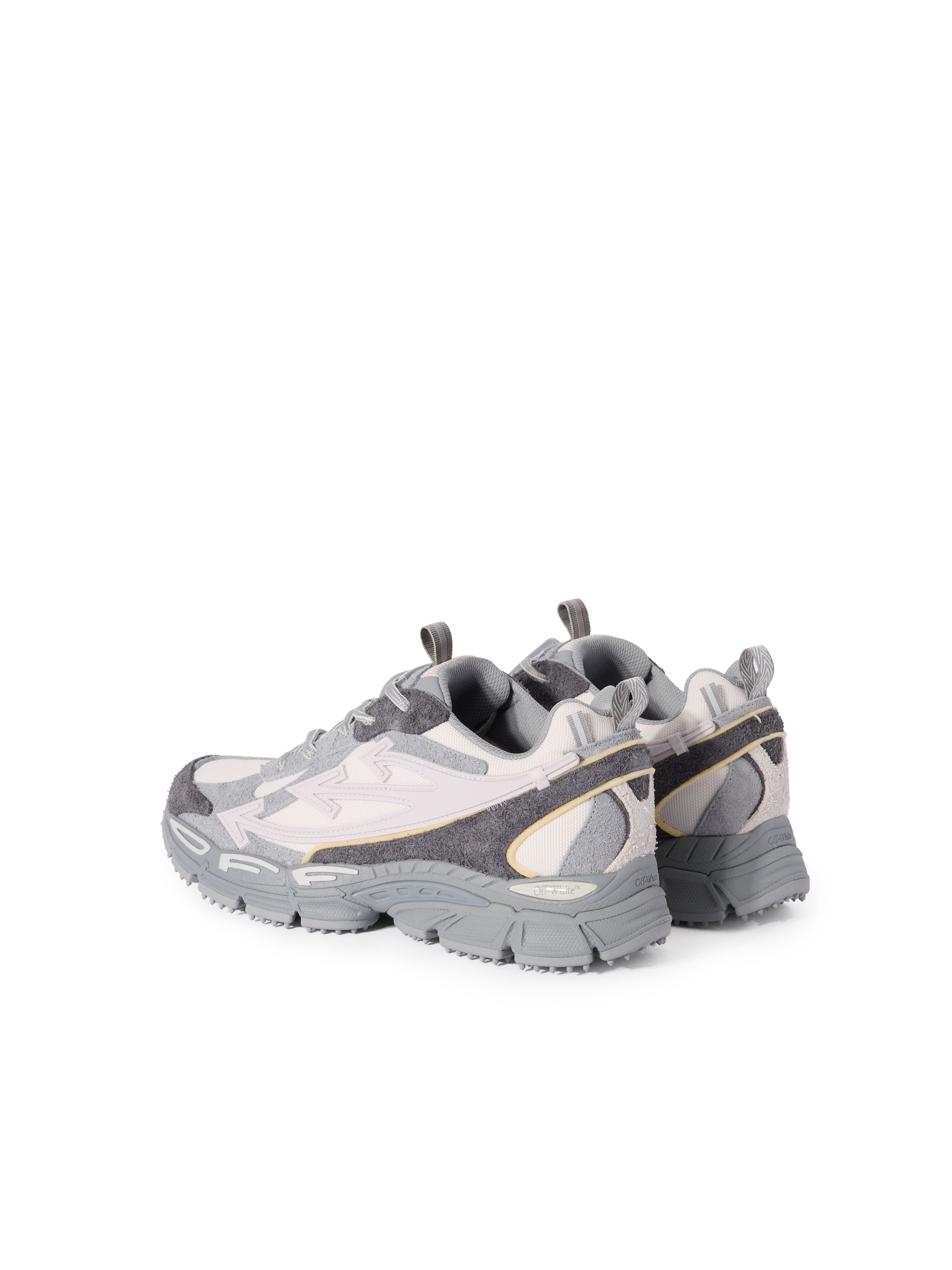 OFF WHITE Be Right Back Sneakers GREY MELANGE - LIGHT GREY OMIA295F25LEA001