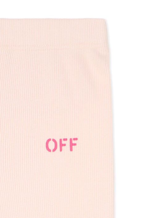 Off Stamp Rib Logo Leggings OFF WHITE Off Stamp Rib Logo Leggings SOFT PINK - FUCHSIA OGX3001F25JER001