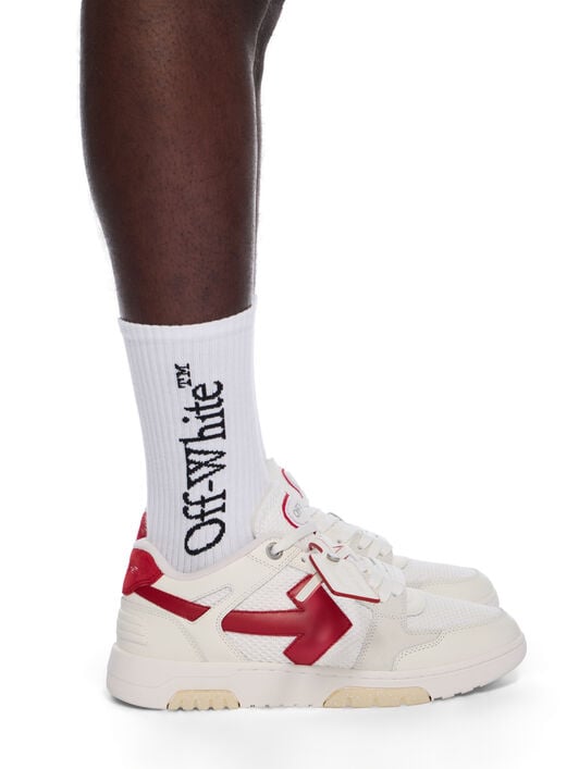 Out Of Office Slim Sneakers OFF WHITE Out Of Office Slim Sneakers WHITE - STRAWBERRY RED OMIA243F25LEA001