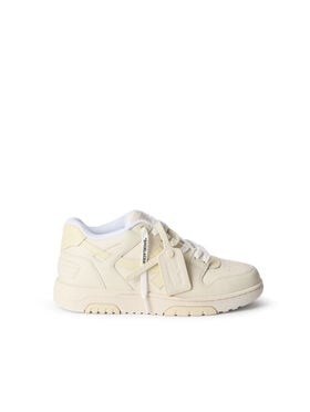 OFF WHITE Out Of Office Sneakers NUDE - SAND OMIA189F25LEA003