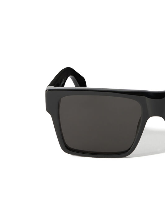 OFF WHITE Casper Dark Grey Lens Sunglasses Shiny Black OW1034100756