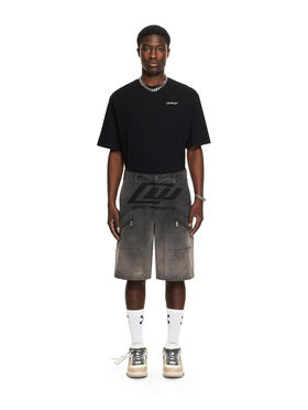 OFF WHITE OWR Gradient Carpenter Shorts BLACK 44XCS005S26F001