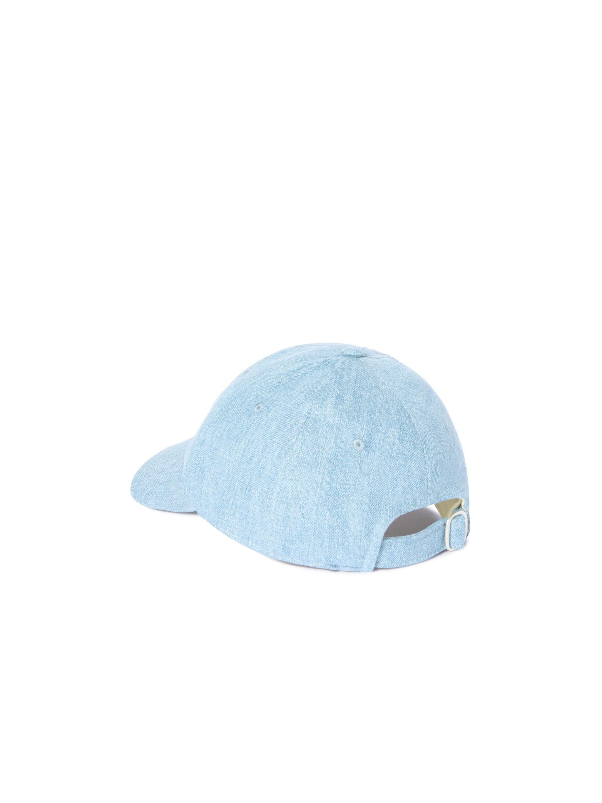 OFF WHITE Arrow Denim Baseball Cap Light Blue - White BLUE OWLA017S25DEN002