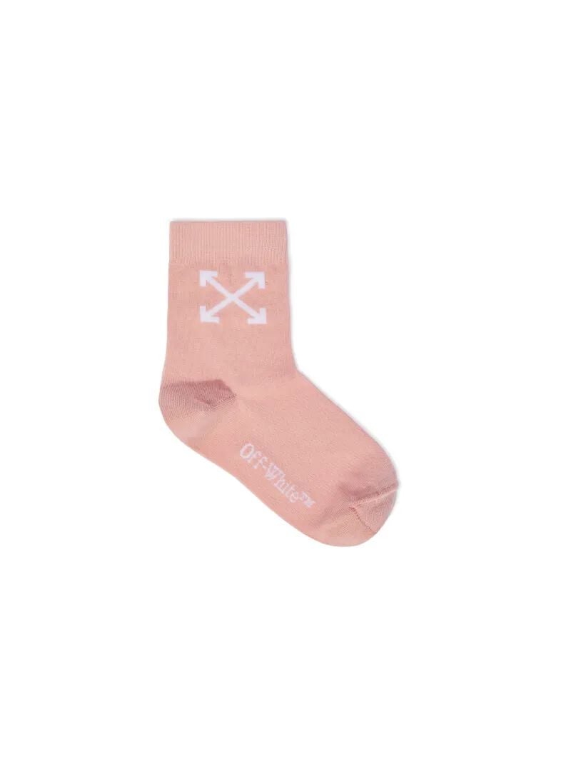 OFF WHITE Arrow Mittelhohe Socken ROSA OGRA004S25KNI001